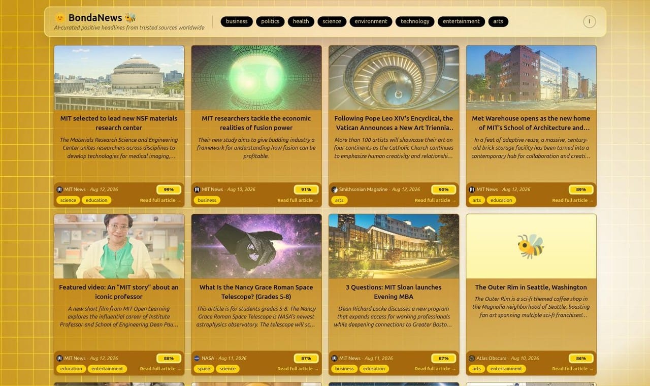 BondaNews screenshot