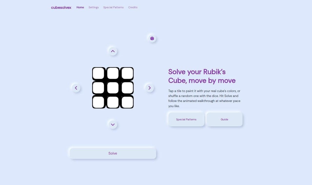 cubesolvex screenshot